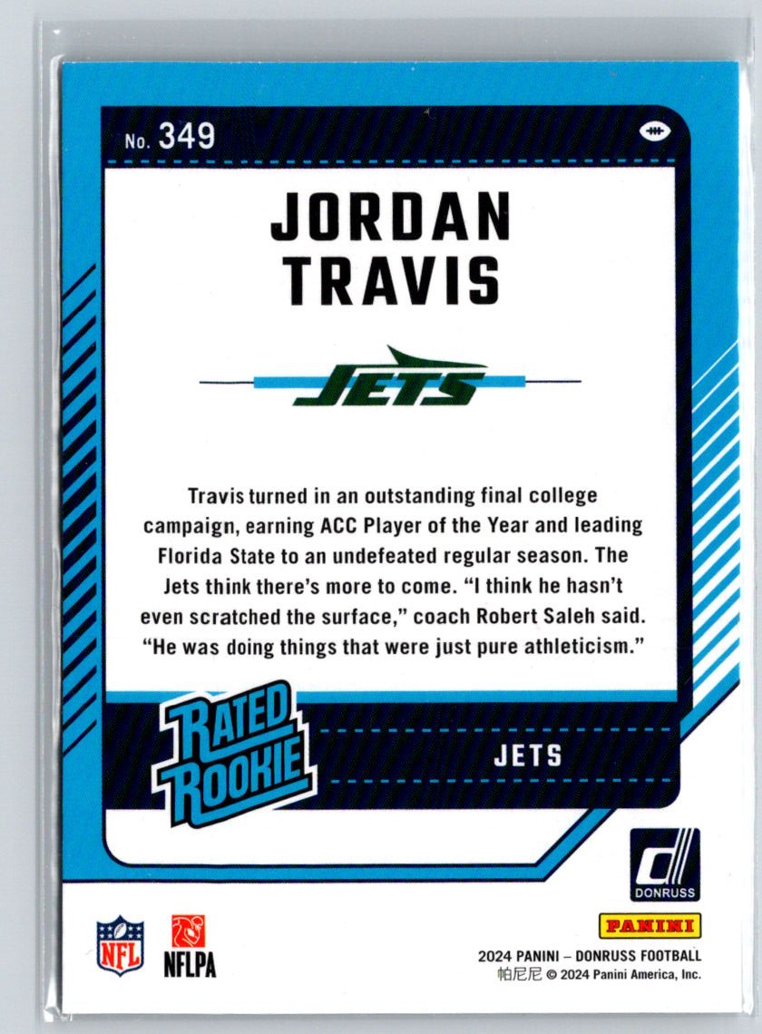 2024 Donruss #349 Jordan Travis N20