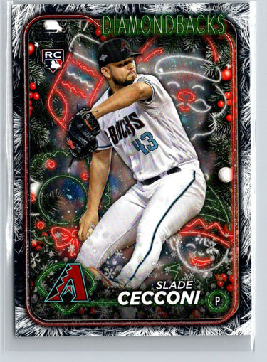 2024 Topps Holiday #H39 Slade Cecconi Holiday Tree N21