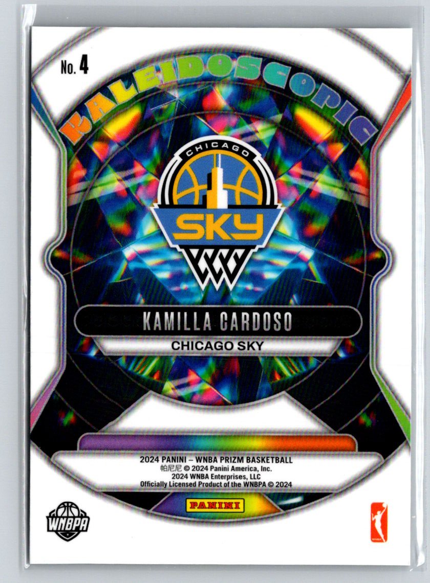 2024 Panini Prizm WNBA #4 Kamilla Cardoso Kaleidoscopic N21