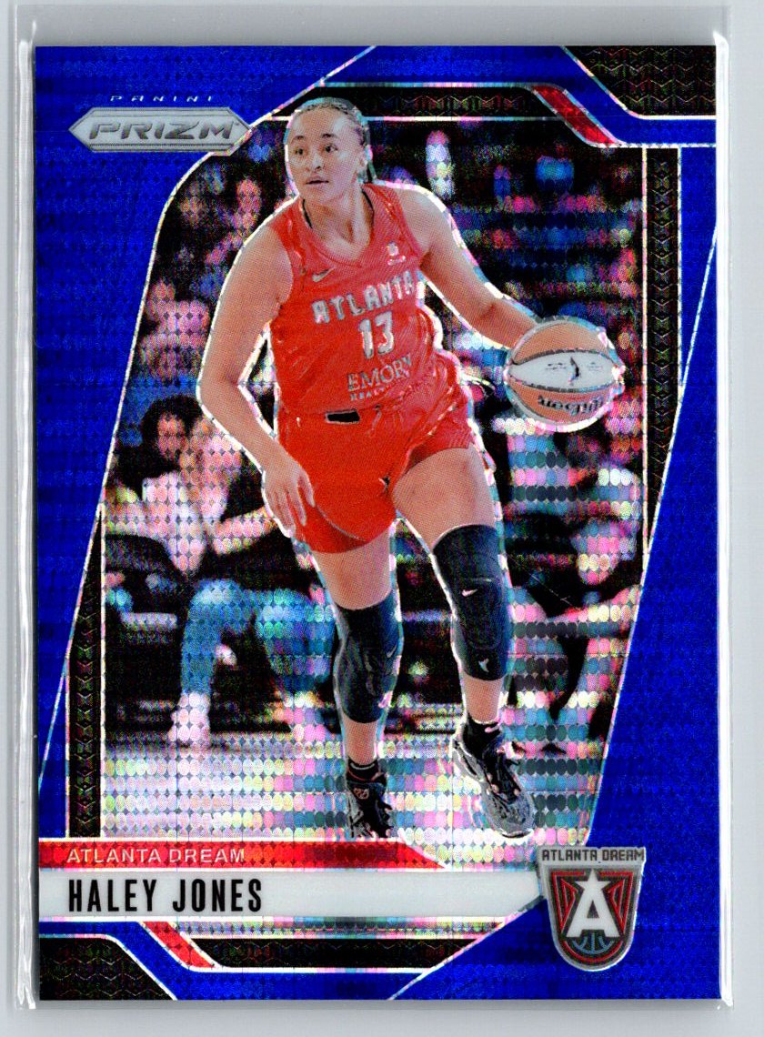 2024 Panini Prizm WNBA #2 Haley Jones Blue Pulsar Prizms #/199 N22