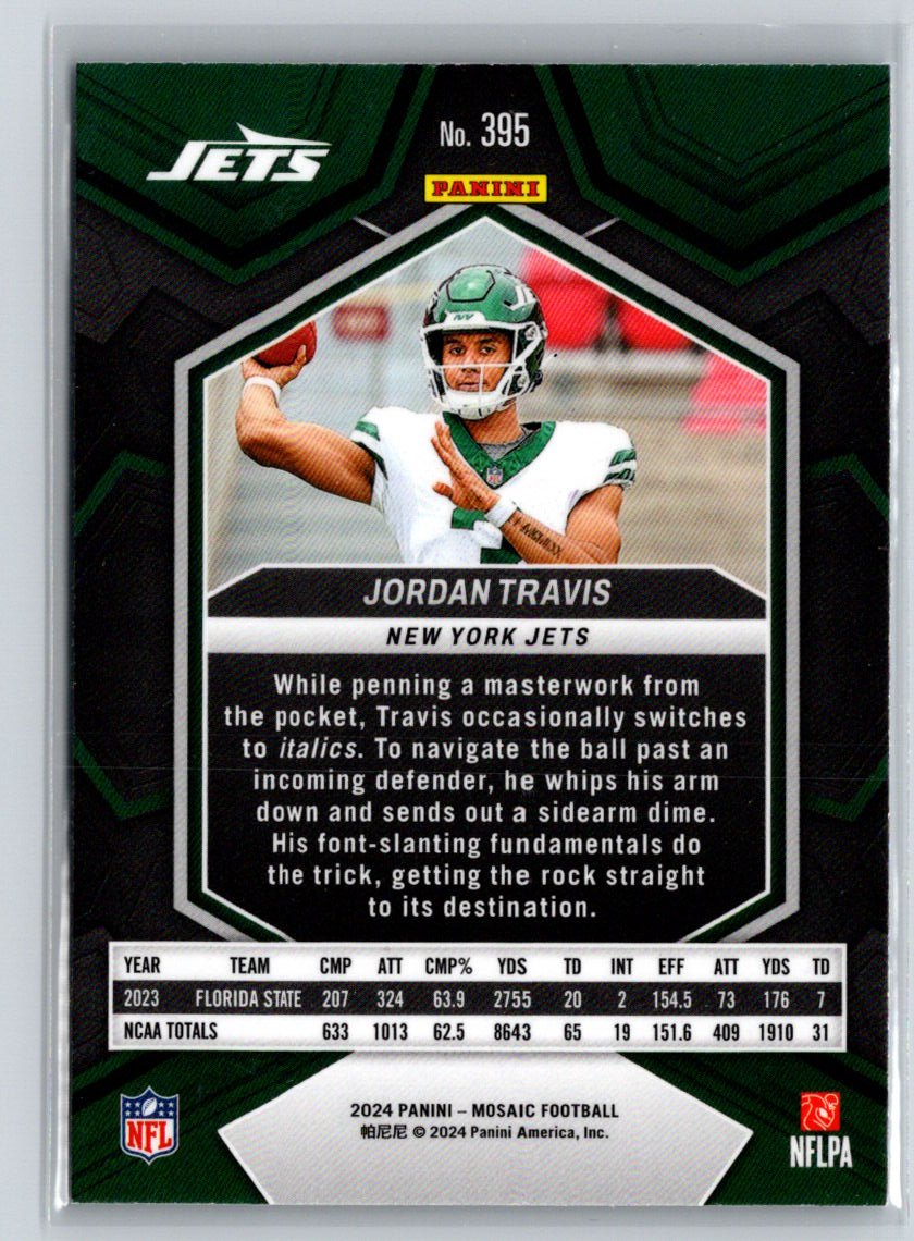 2024 Panini Mosaic #395 Jordan Travis N22