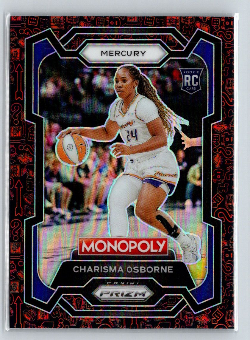 2024 Panini Prizm Monopoly WNBA #20 Charisma Osborne Classic Icons Red Prizm N23