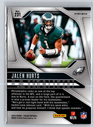2024 Panini Prizm #231 Jalen Hurts Silver N23