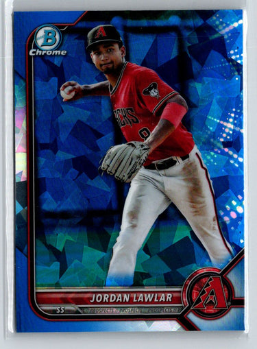 2022 Bowman #BCP-141 Jordan Lawlar Chrome Prospects Blue Sapphire Edition N24