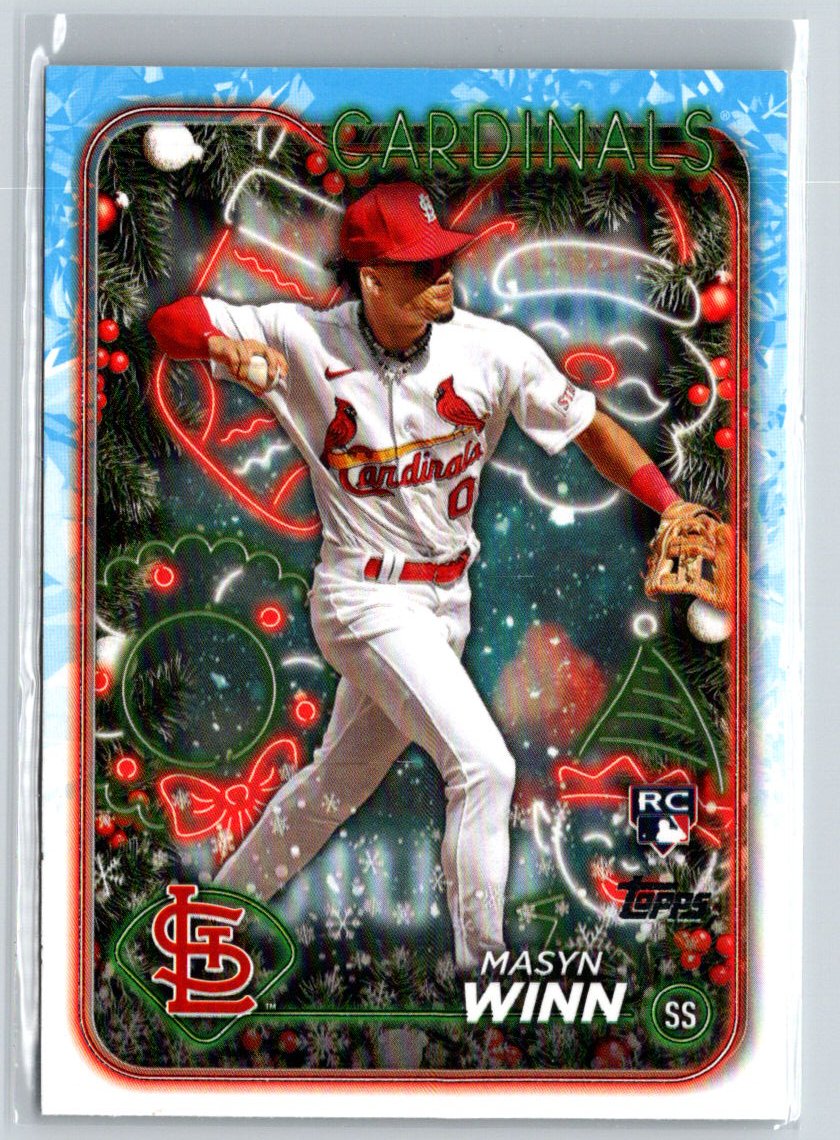2024 Topps Holiday #H94 Masyn Winn N24