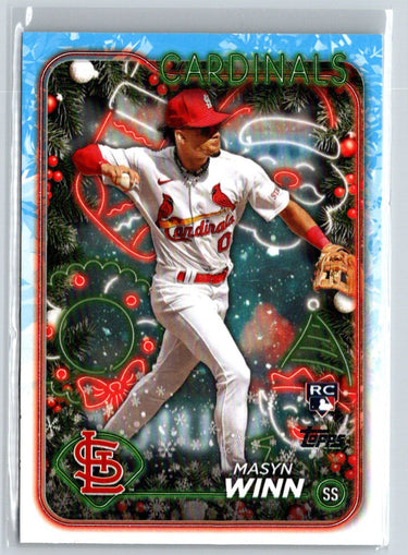 2024 Topps Holiday #H94 Masyn Winn N24