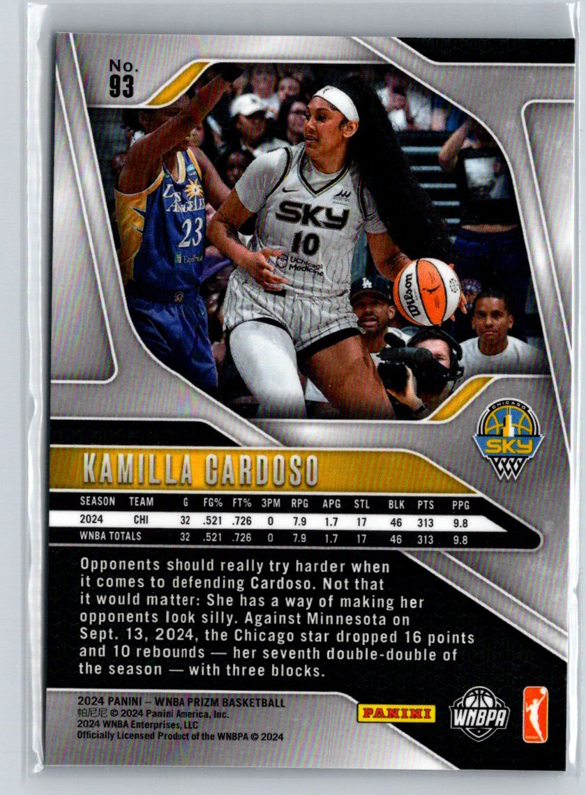 2024 Panini Prizm WNBA #93 Kamilla Cardoso N24