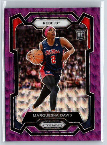 2024 Panini Prizm Draft Picks #96 Marquesha Davis purple wave N24