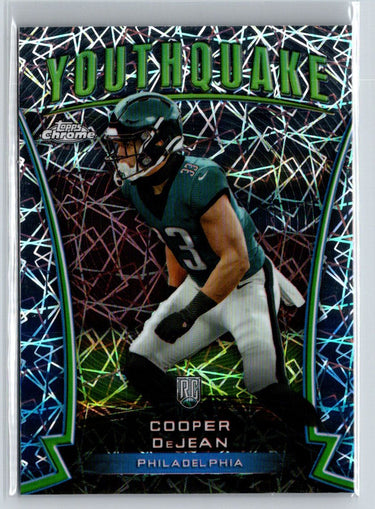 2024 Topps Chrome #Y-11 Cooper DeJean Youthquake Lazer Refractor N24