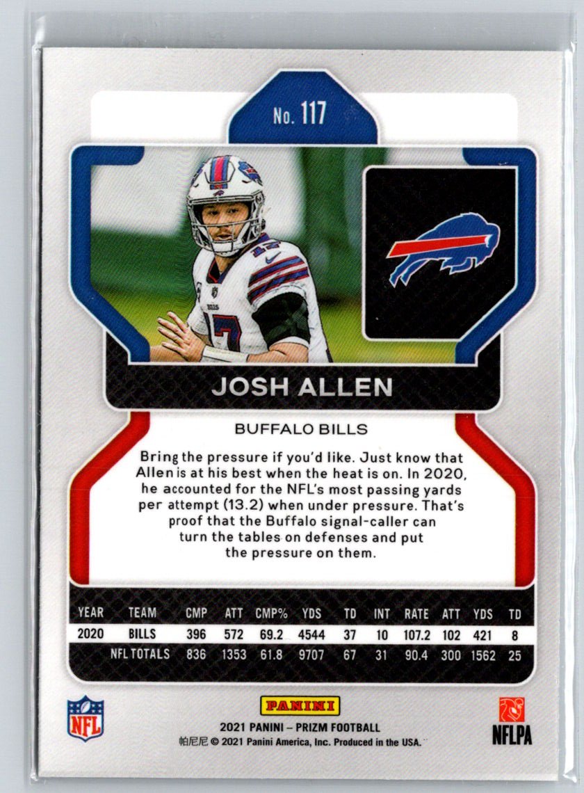 2021 Panini Prizm #117 Josh Allen N25