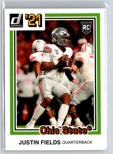 2021 Panini Chronicles Draft Picks #33 Justin Fields N25