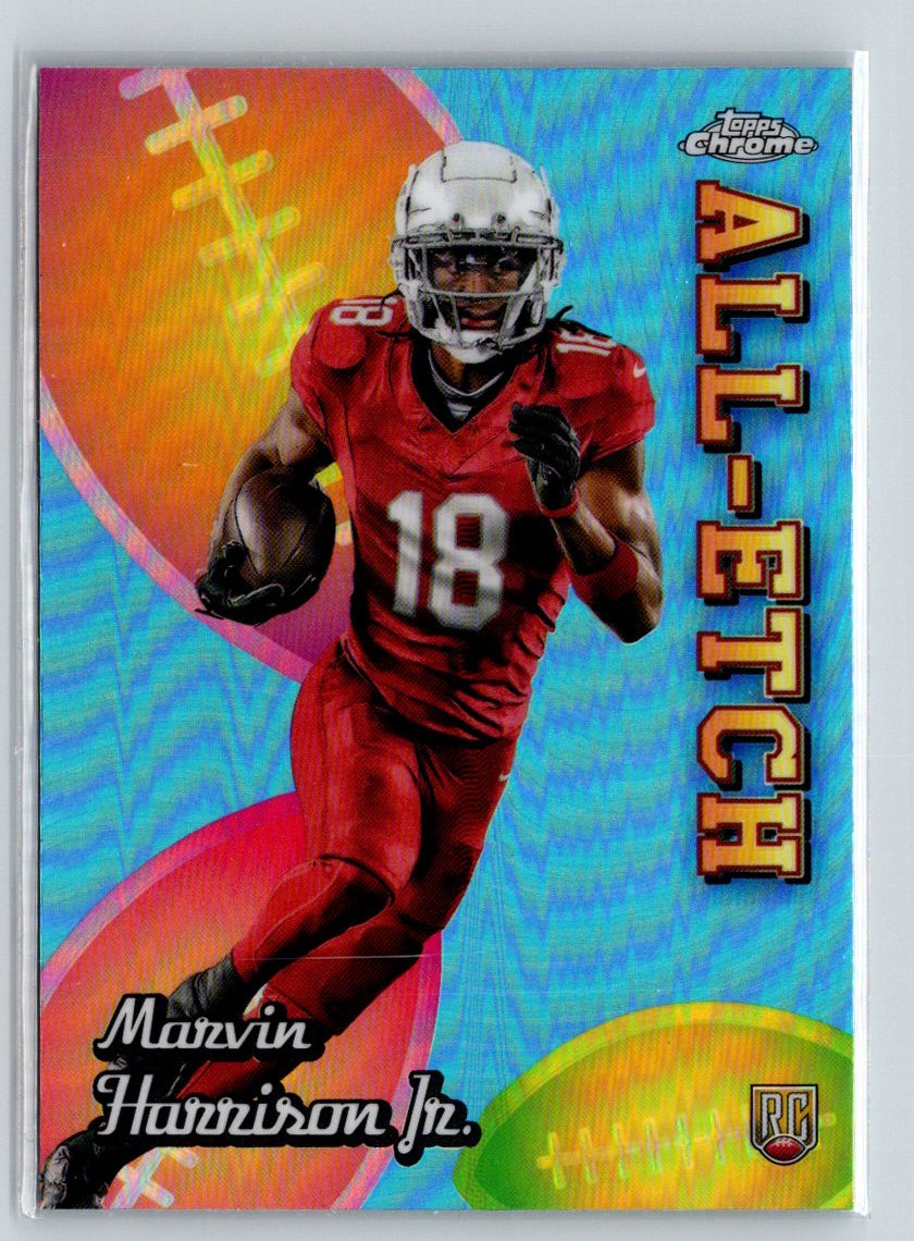 2024 Topps Chrome #CAE-MH Marvin Harrison Jr. Chrome All-Etch Refractor N25
