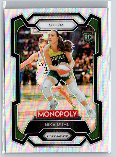 2024 Panini Prizm Monopoly WNBA #4 Nika Muhl Silver Prizms N25