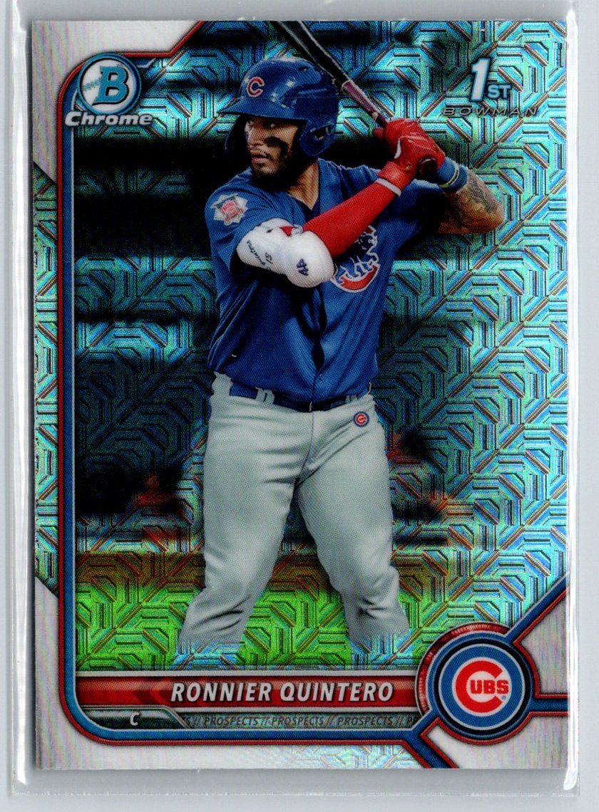 2022 Bowman - Chrome Prospects Mojo Refractors #BCP-124 Ronnier Quintero N26
