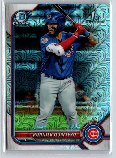 2022 Bowman - Chrome Prospects Mojo Refractors #BCP-124 Ronnier Quintero N26