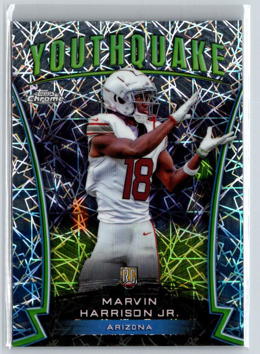 2024 Topps Chrome #Y-4 Marvin Harrison Jr. Youthquake Lazer Refractor N26