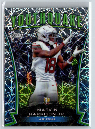 2024 Topps Chrome #Y-4 Marvin Harrison Jr. Youthquake Lazer Refractor N26