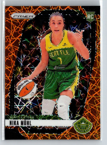 2024 Panini Prizm WNBA #75 Nika Muhl Orange Velocity Prizms N27