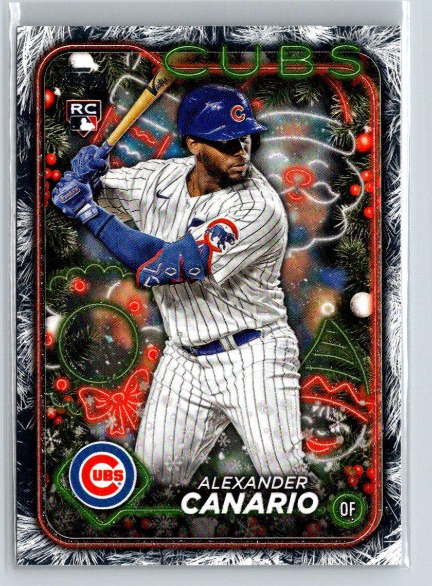2024 Topps Holiday #H86 Alexander Canario Holiday Tree N28