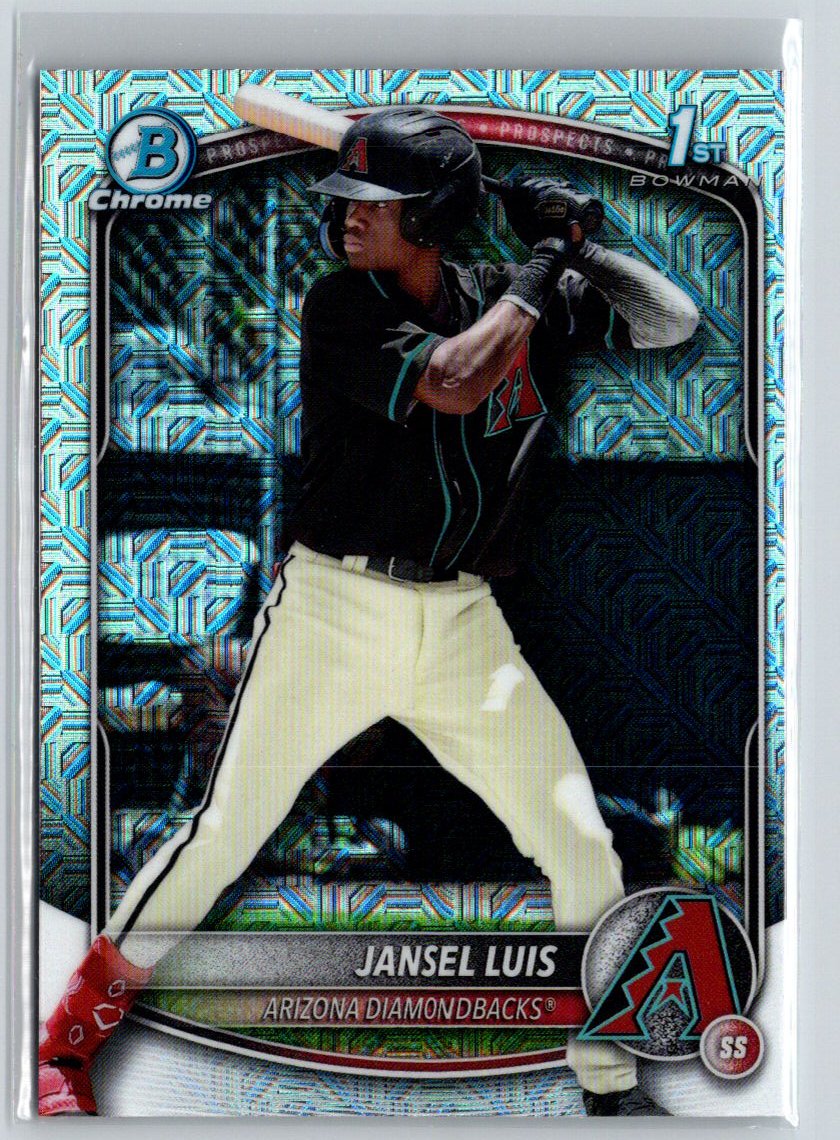 2025 Bowman #BCP-84 Jansel Luis Chrome Prospects Mojo Refractor N28
