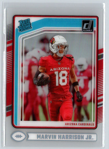 2024 Clearly Donruss #54 Marvin Harrison Jr. N28