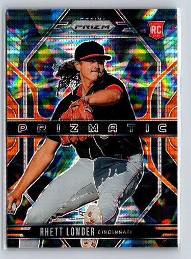 2025 Panini Prizm #10 Rhett Lowder Prizmatic Orange Prizms #/399 N29