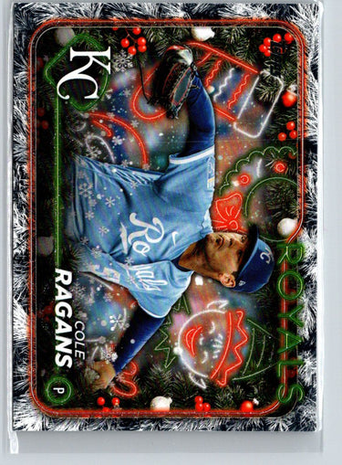 2024 Topps Holiday #H20 Cole Ragans Holiday Tree N29