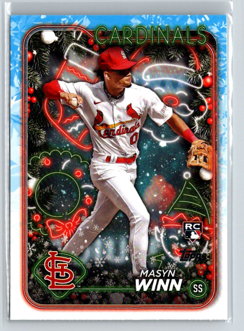 2024 Topps Holiday #H94 Masyn Winn N29