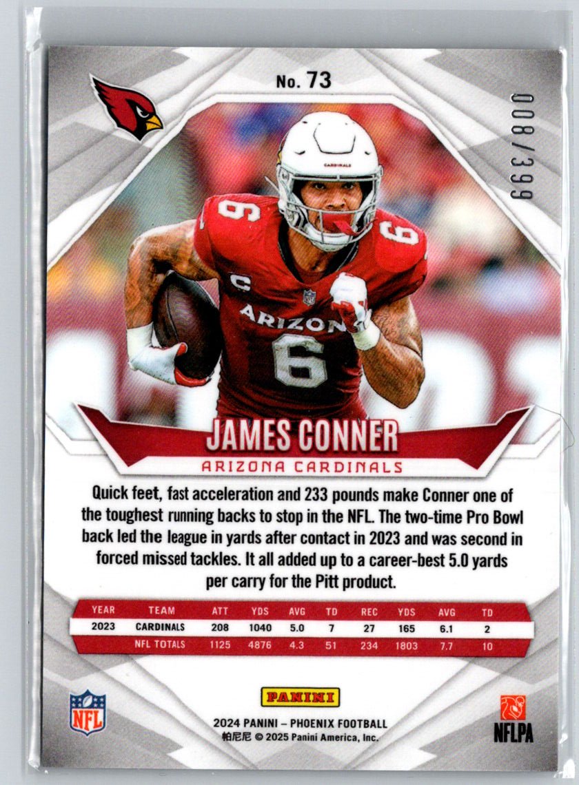 2024 Panini Phoenix #73 James Conner Hyper N30