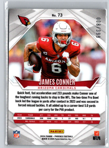 2024 Panini Phoenix #73 James Conner Hyper N30