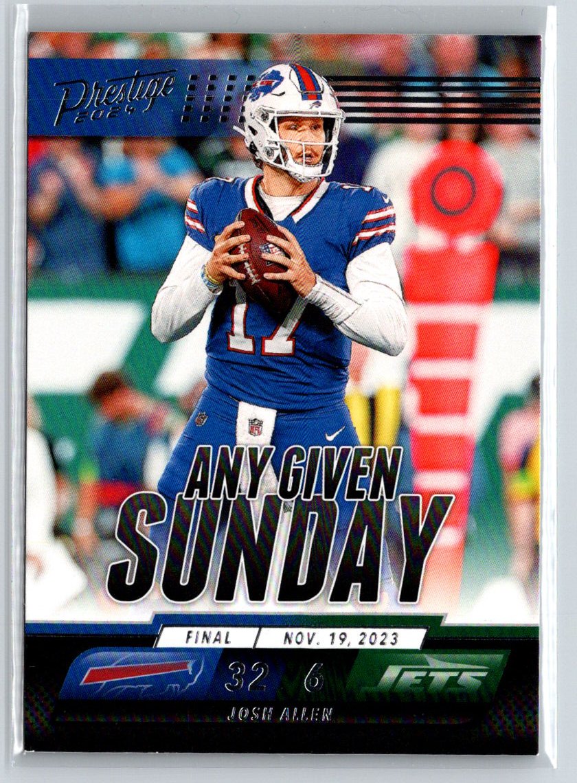 2024 Panini Prestige - Any Given Sunday #AGS-JAN Josh Allen N31