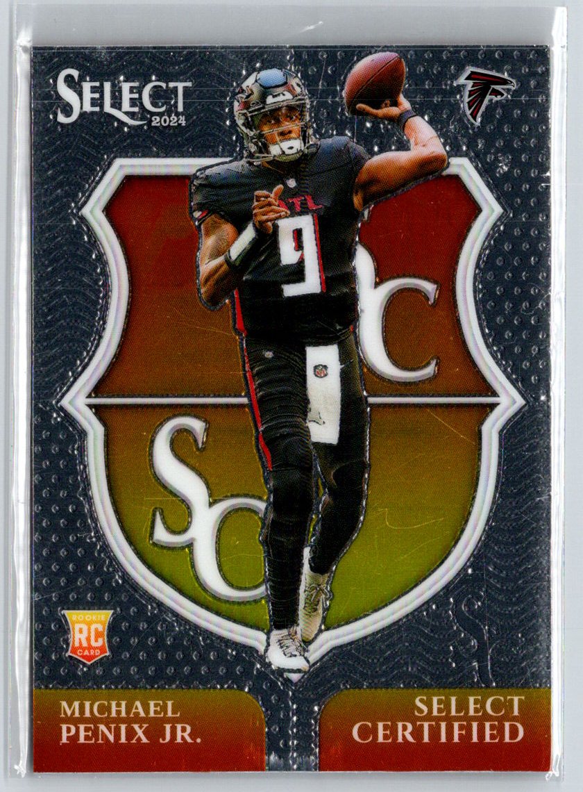 2024 Panini Select #9 Michael Penix Jr. Select Certified Rookies N31