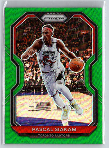 2020-21 Panini Prizm #134 Pascal Siakam Green Prizms N33
