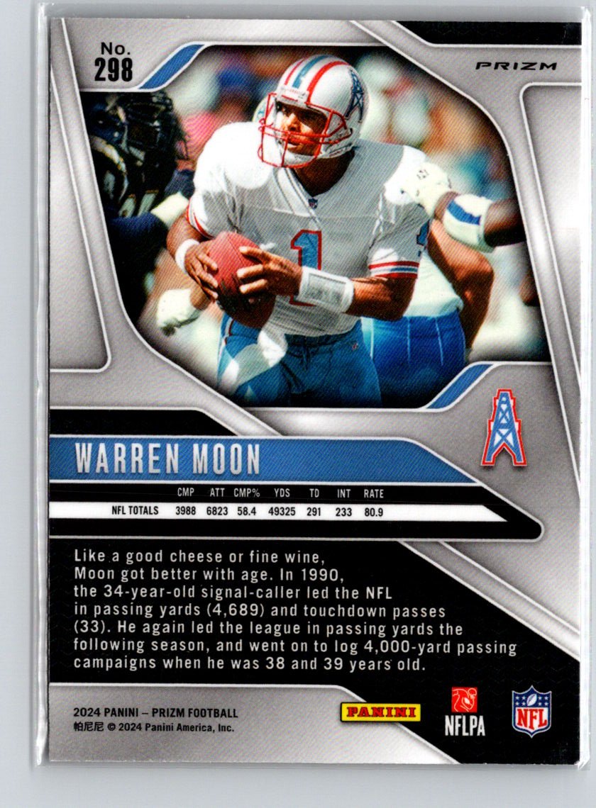 2024 Panini Prizm #298 Warren Moon Lazer N33