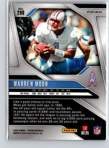2024 Panini Prizm #298 Warren Moon Lazer N33
