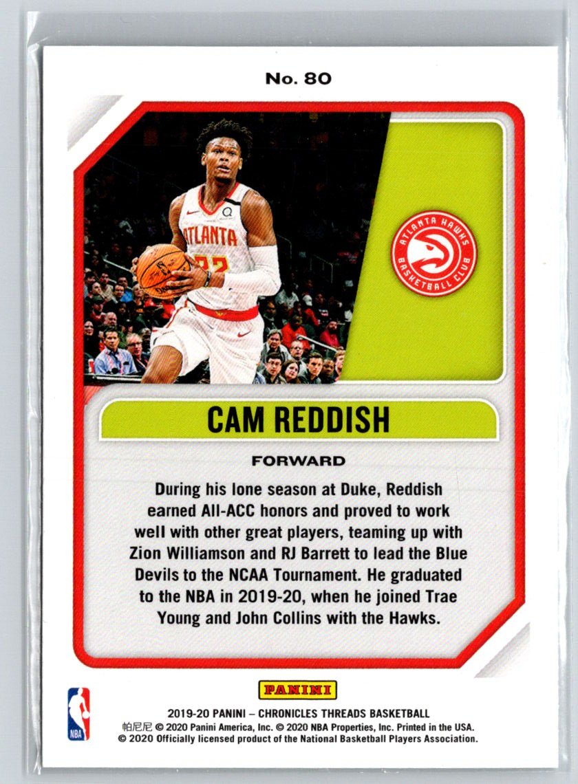 2019-20 Panini Chronicles #80 Cam Reddish N34