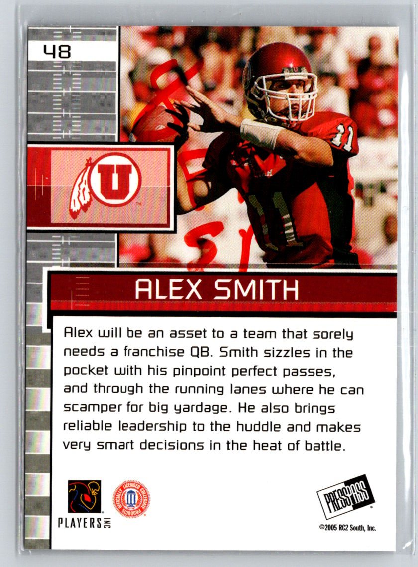 2005 Press Pass #48 Alex Smith N34