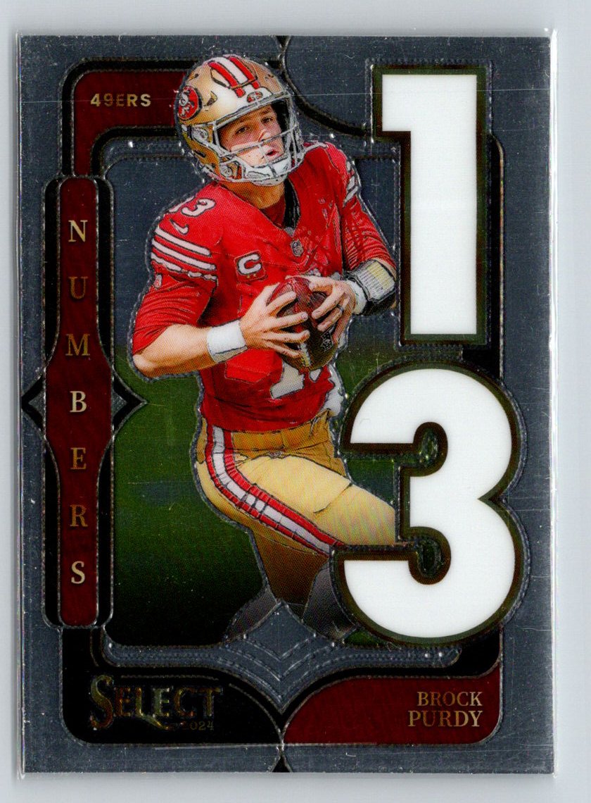 2024 Panini Select #22 Brock Purdy Select Numbers N34