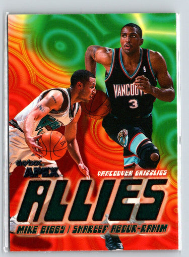 1999-00 SkyBox Apex #4A Mike Bibby / Shareef Abdur-Rahim Allies N35
