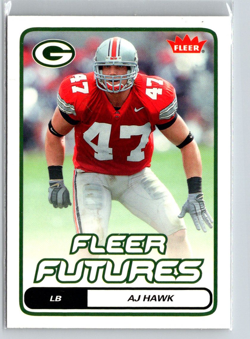 2006 Fleer #101 A.J. Hawk N35