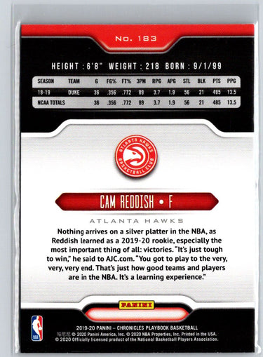 2019-20 Panini Chronicles #183 Cam Reddish N35