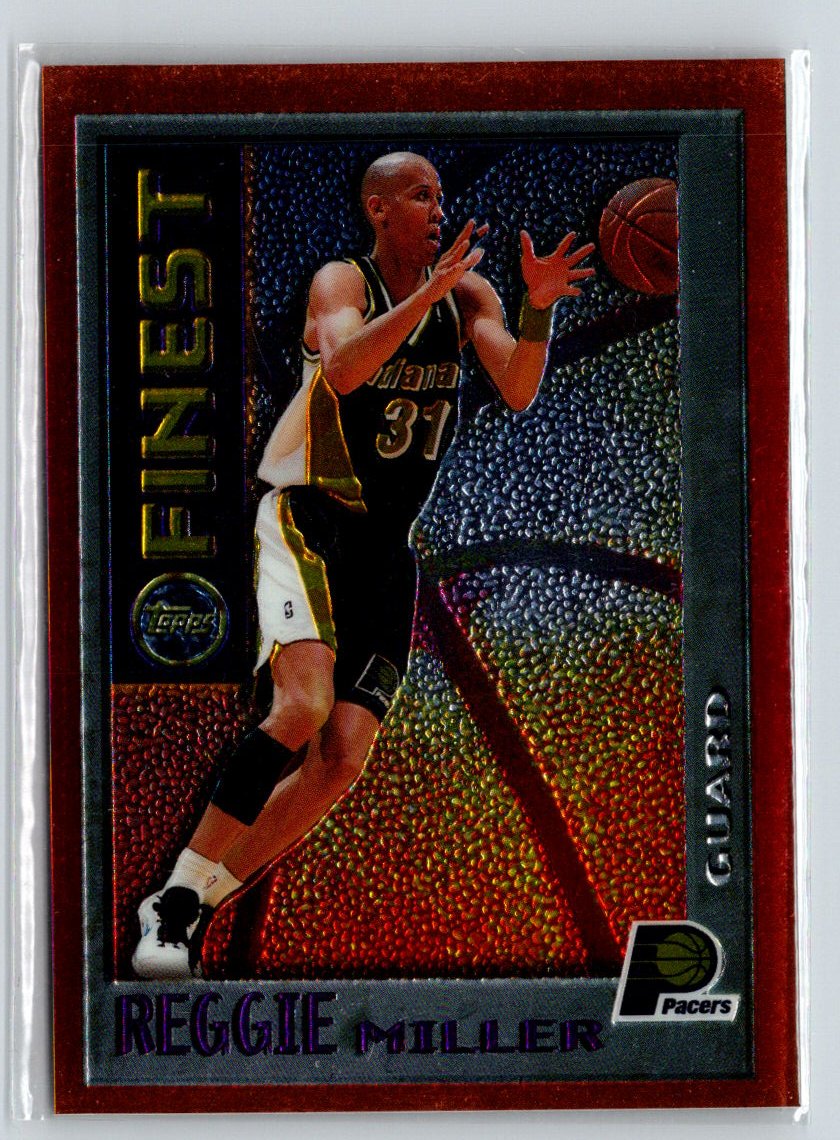 1995-96 Finest #M14 Reggie Miller Mystery N36