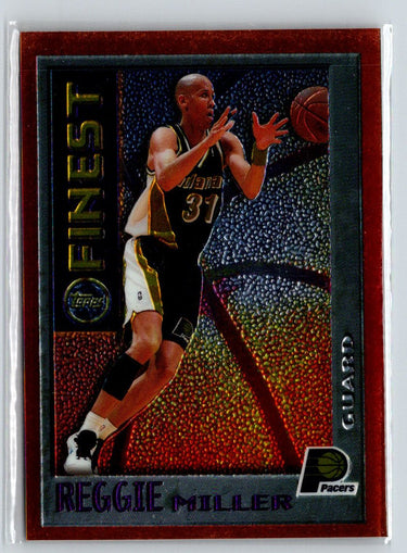 1995-96 Finest #M14 Reggie Miller Mystery N36