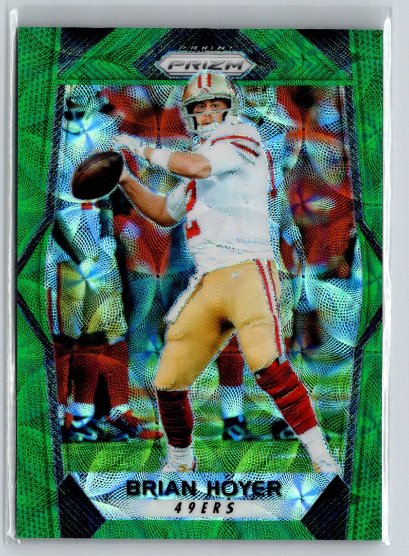 2017 Panini Prizm #164 Brian Hoyer Prizm Green Scope #/99 N36
