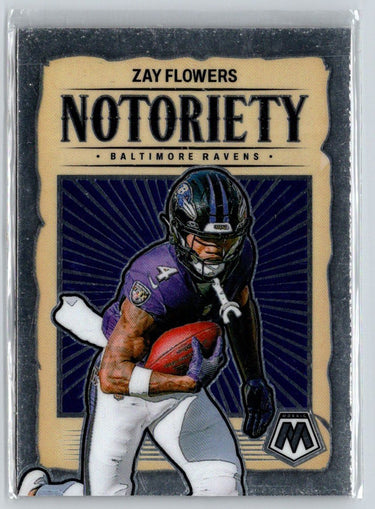 2024 Panini Mosaic #17 Zay Flowers Notoriety N36
