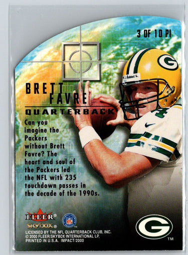 2000 Impact #3 PI Brett Favre Point of Impact N37