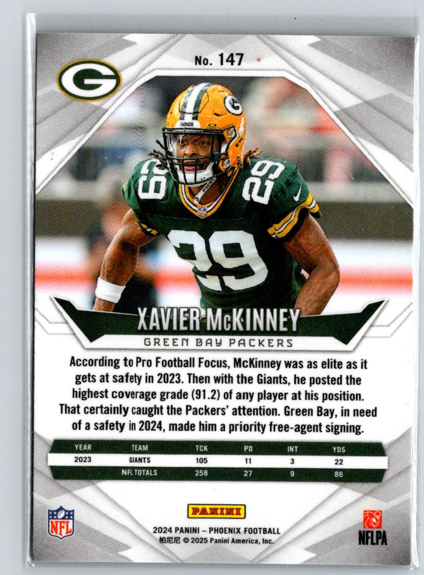 2024 Panini Phoenix #147 Xavier McKinney Orange N38