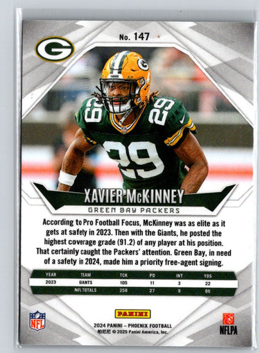 2024 Panini Phoenix #147 Xavier McKinney Orange N38