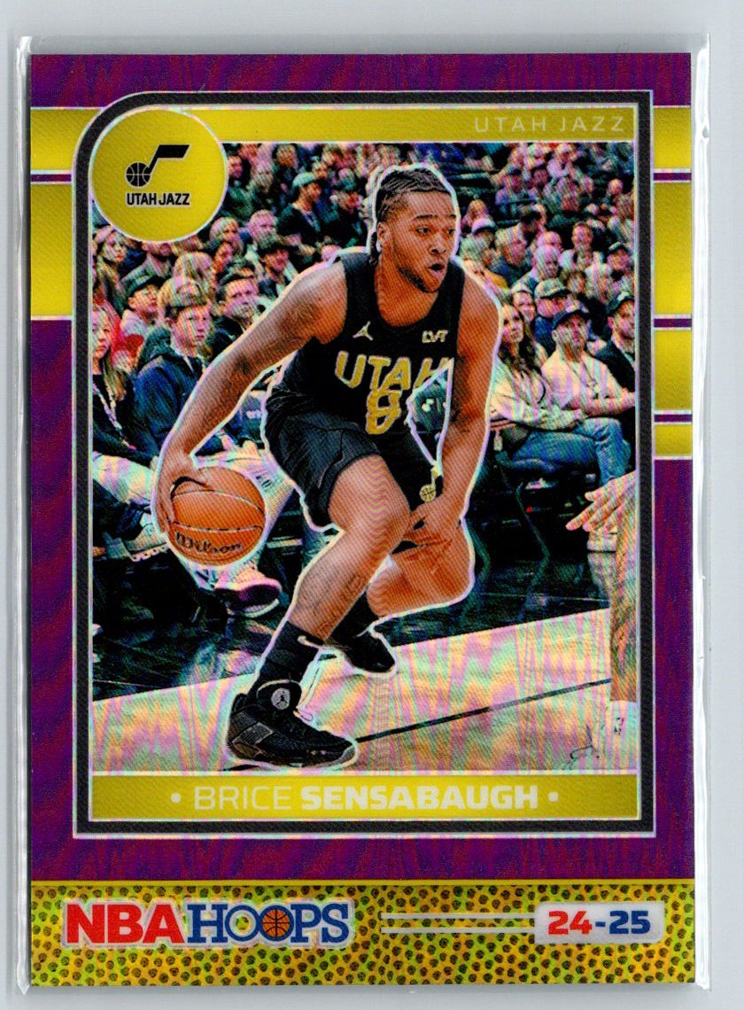 2024-25 Hoops #212 Brice Sensabaugh Purple N39