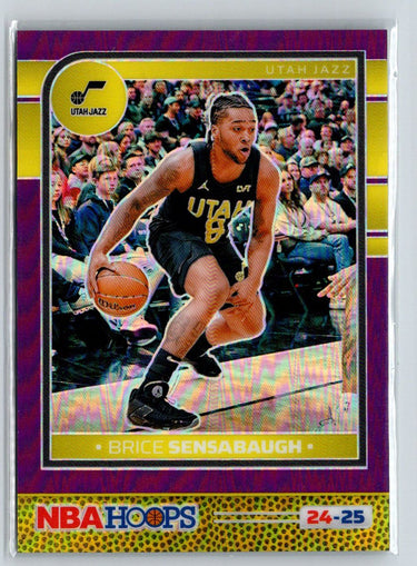 2024-25 Hoops #212 Brice Sensabaugh Purple N39